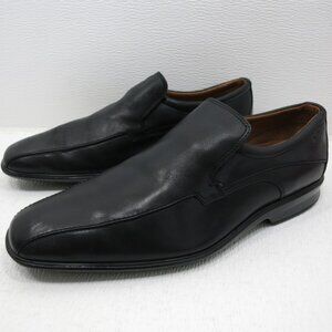 Clarks Flexlight Black Leather Comfort Dress Men's Footwear Loafers Shoes 10 M